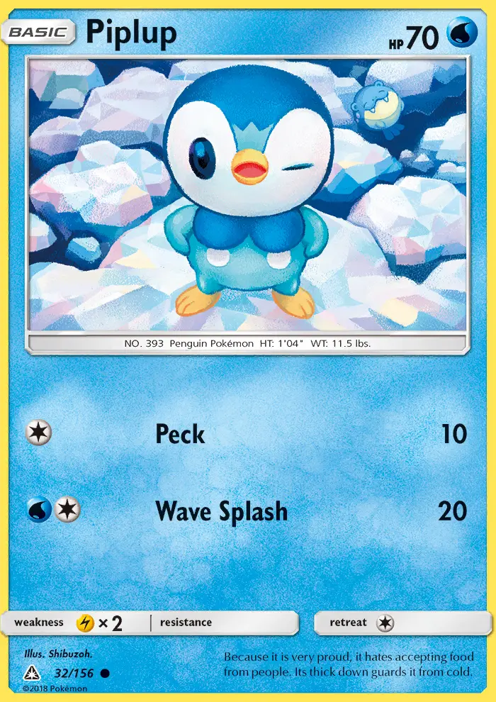 Piplup, Ultra Prism 32