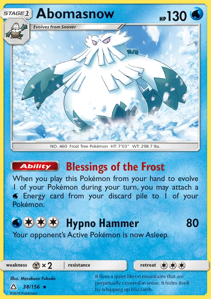 Abomasnow, Ultra Prism 38