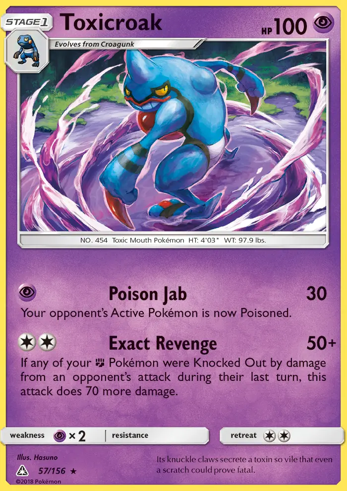 Toxicroak, Ultra Prism 57
