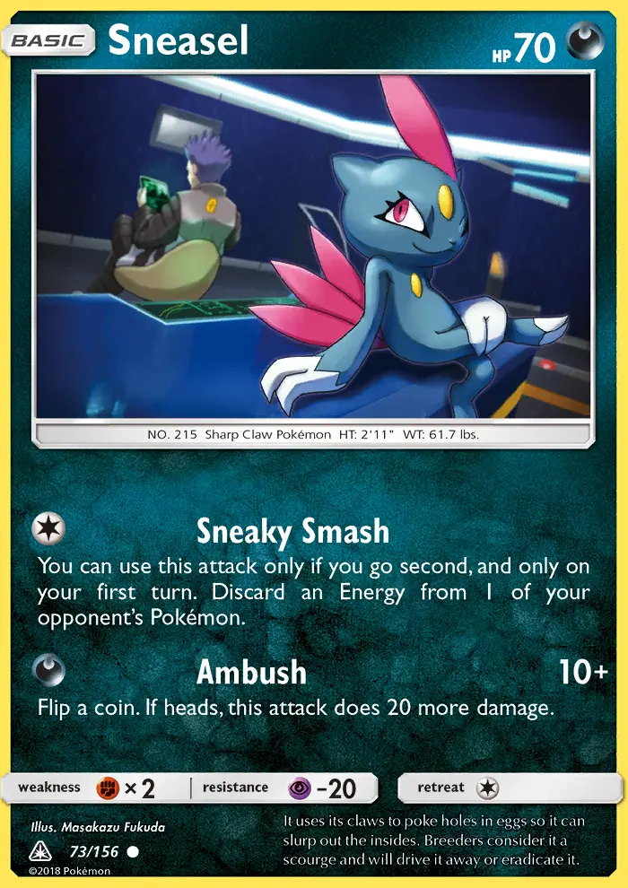 Sneasel, Ultra Prism 73