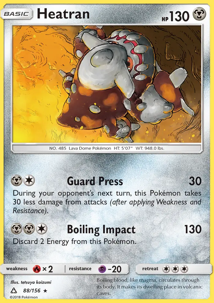 Heatran, Ultra Prism 88