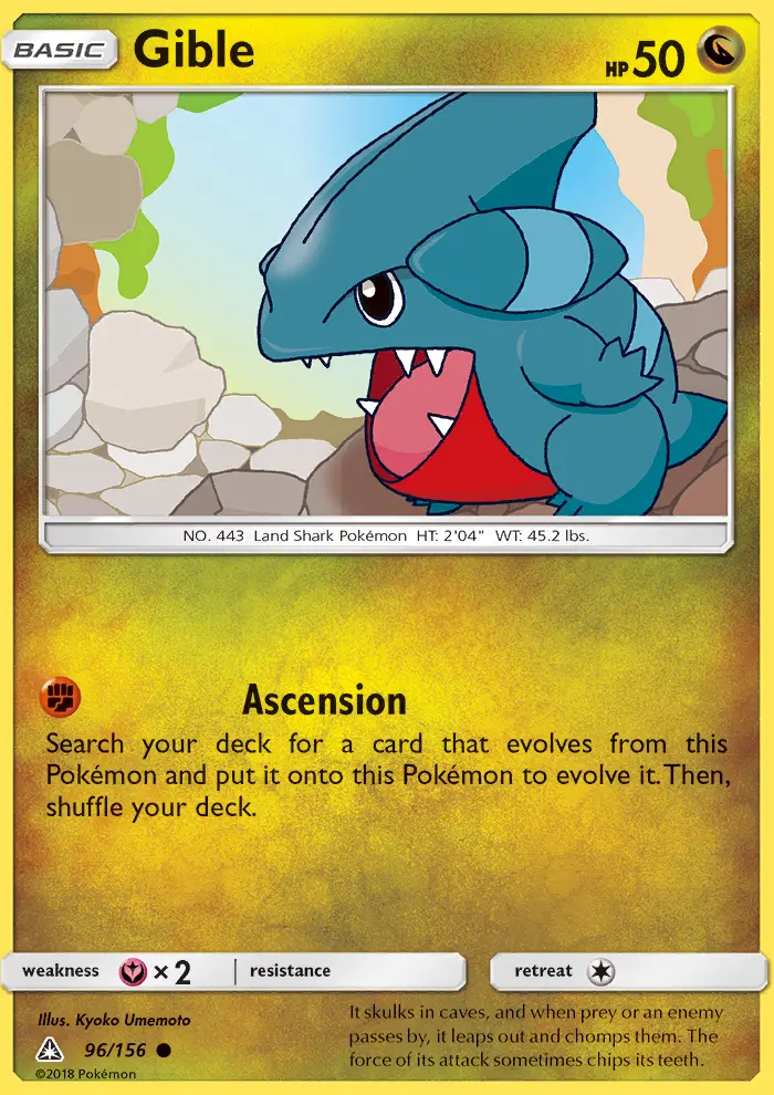 Gible, Ultra Prism 96