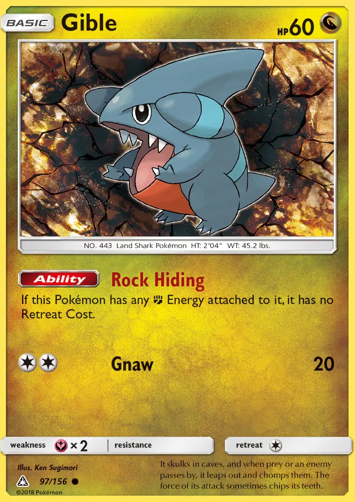 Gible, Ultra Prism 97