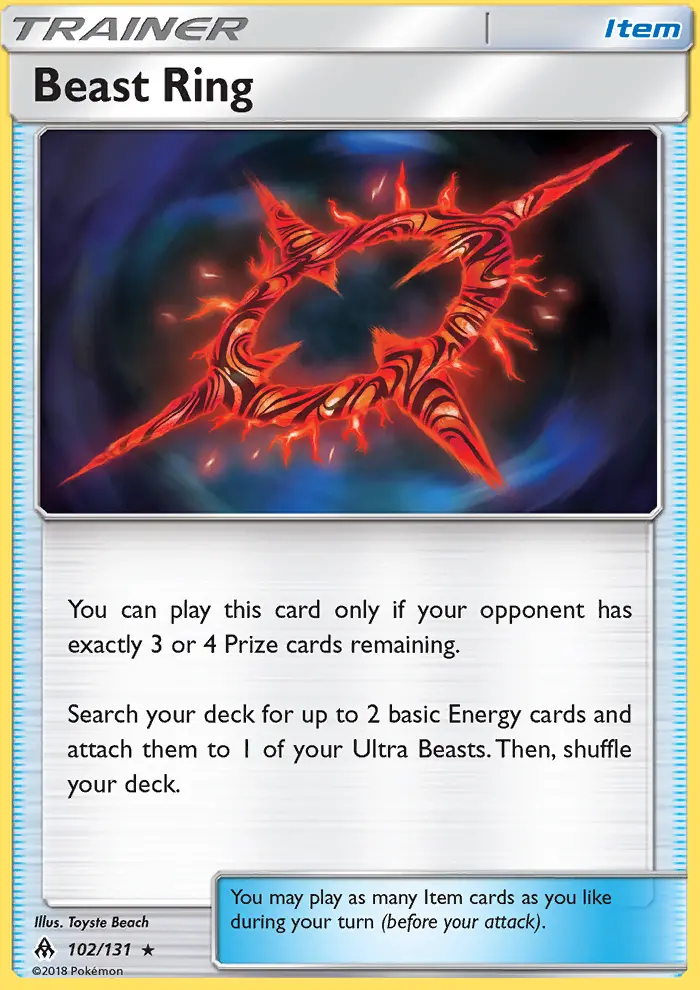 Beast Ring, Forbidden Light 102
