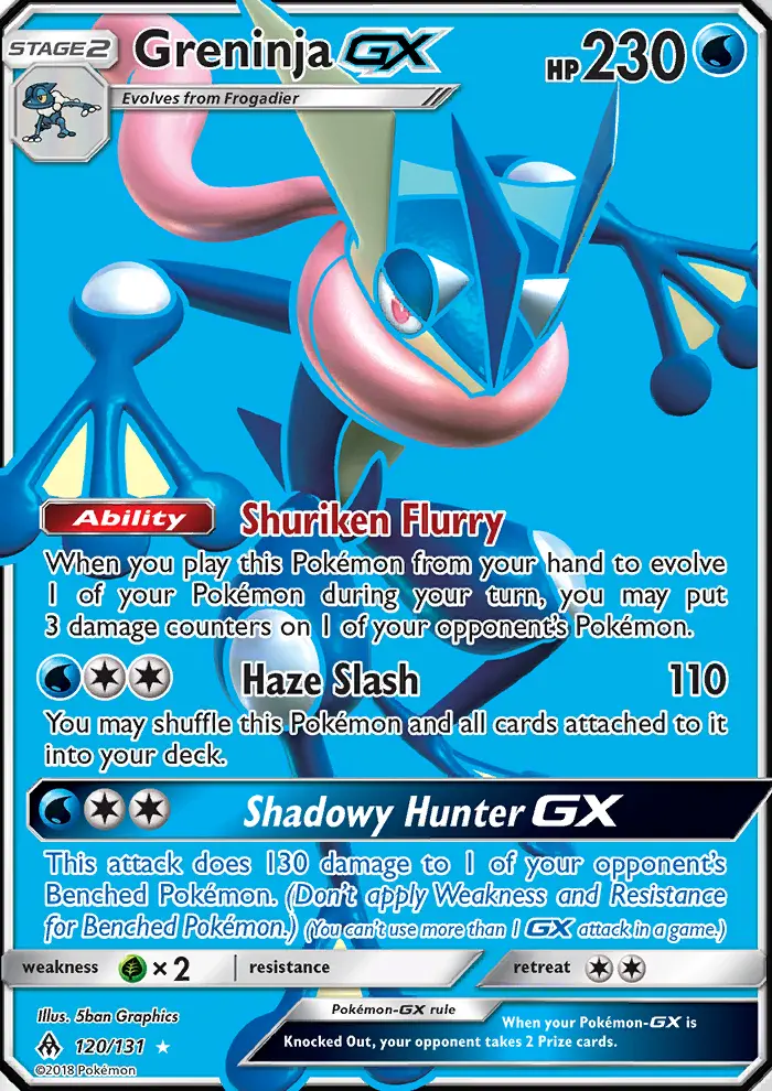 Greninja GX, Forbidden Light 120
