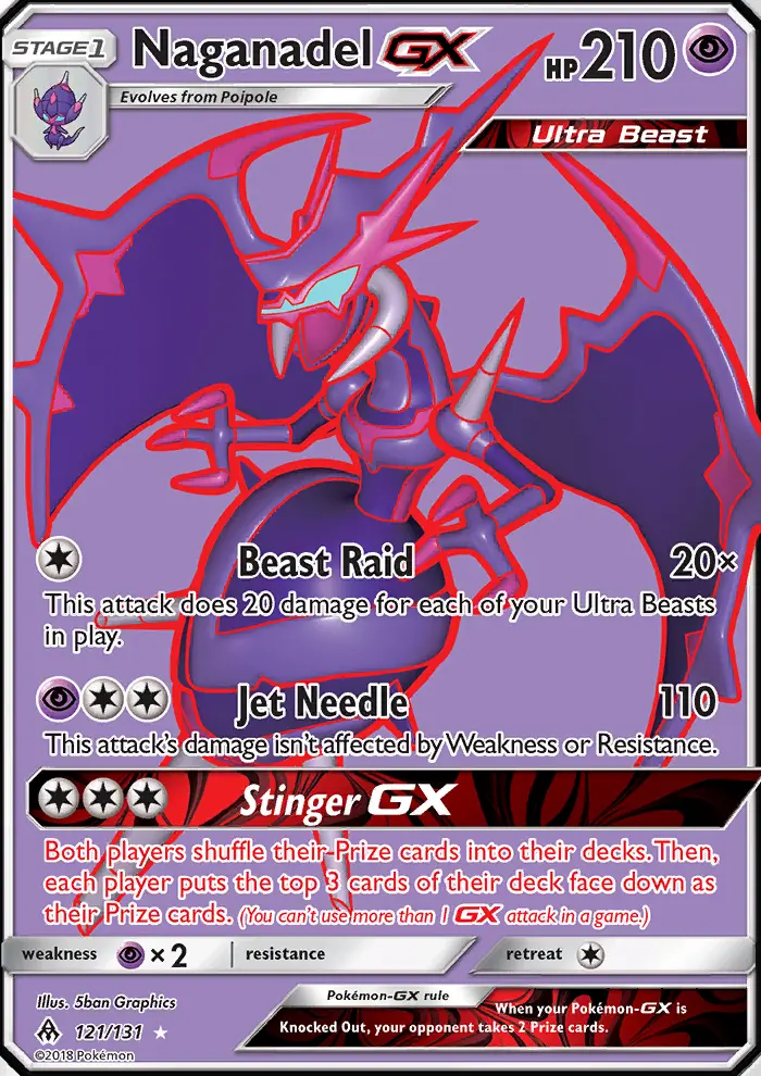 Naganadel GX, Forbidden Light 121