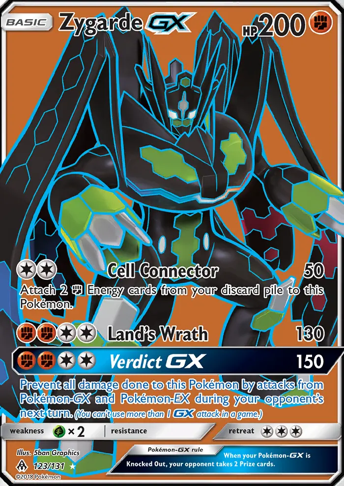 Zygarde GX, Forbidden Light 123
