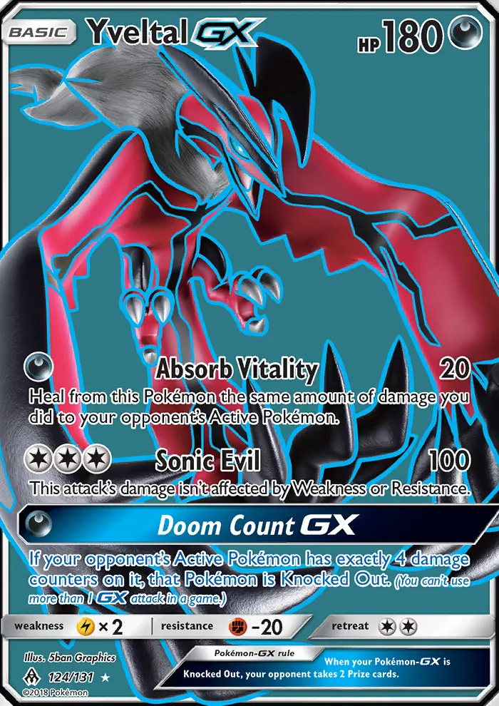 Yveltal GX, Forbidden Light 124