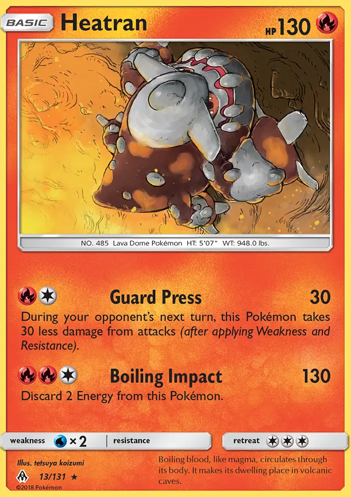 Heatran, Forbidden Light 13