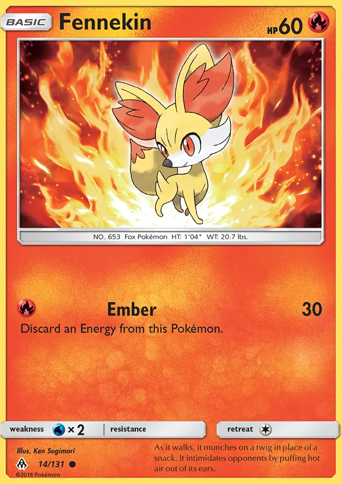 Fennekin, Forbidden Light 14