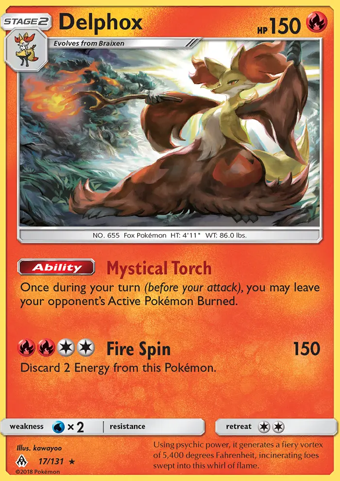 Delphox, Forbidden Light 17