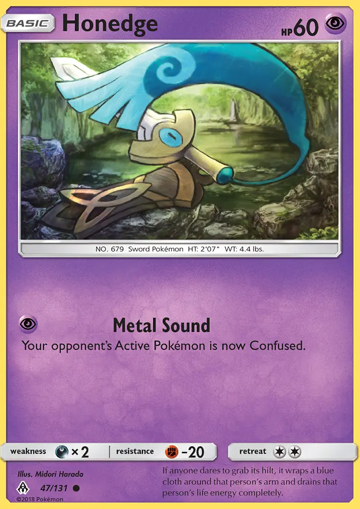 Honedge, Forbidden Light 47