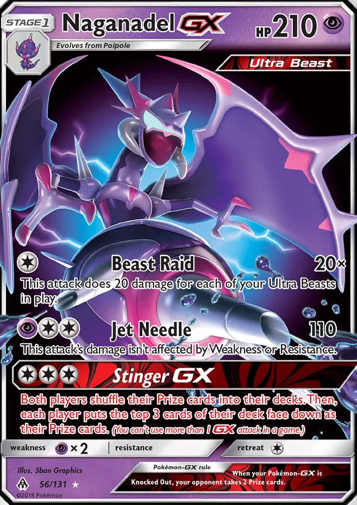 Naganadel GX, Forbidden Light 56
