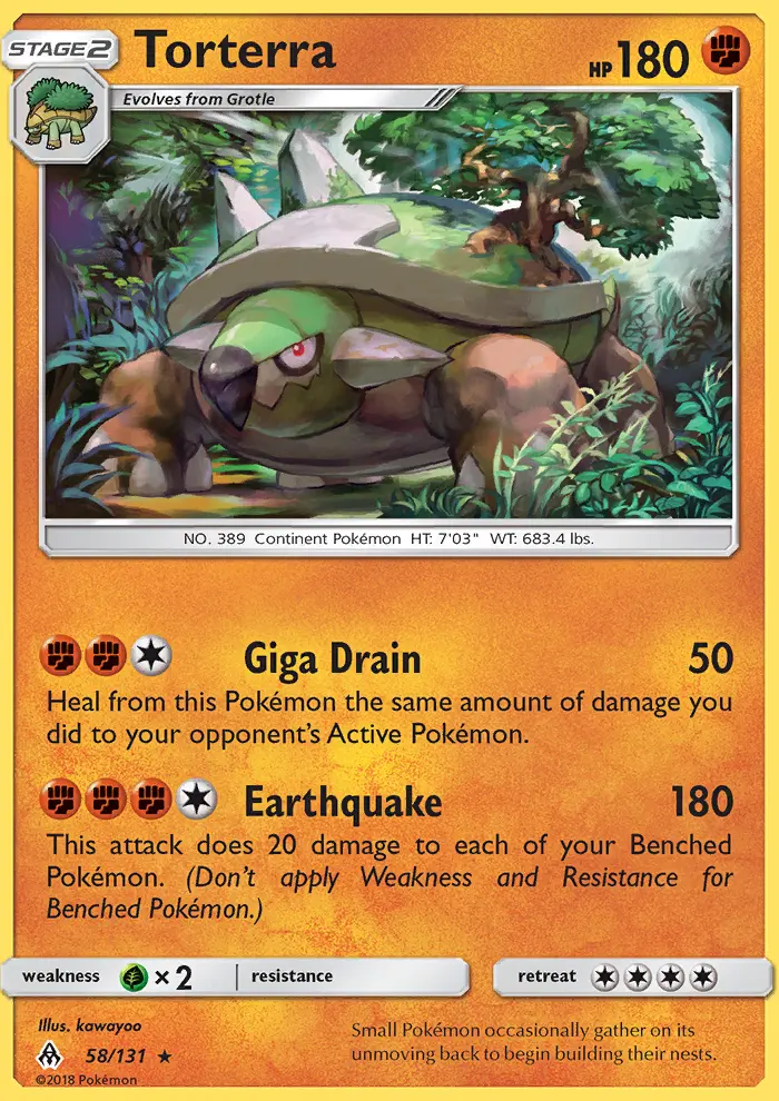 Torterra, Forbidden Light 58