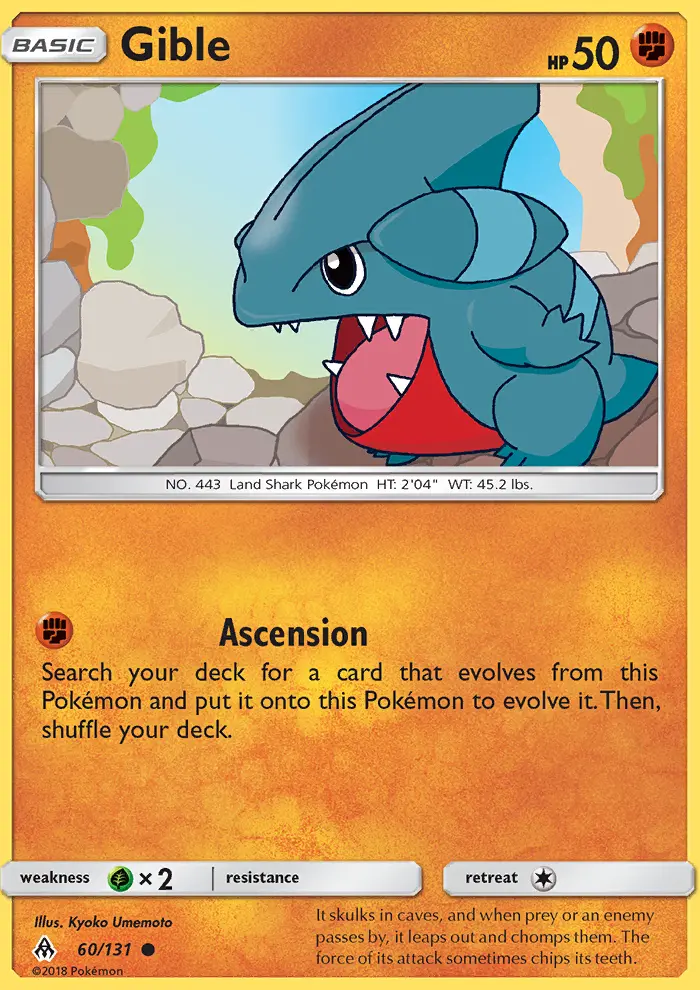 Gible, Forbidden Light 60