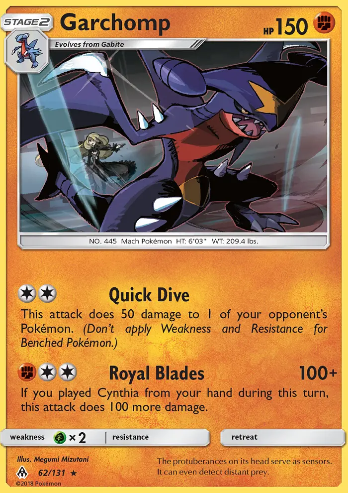 Garchomp, Forbidden Light 62