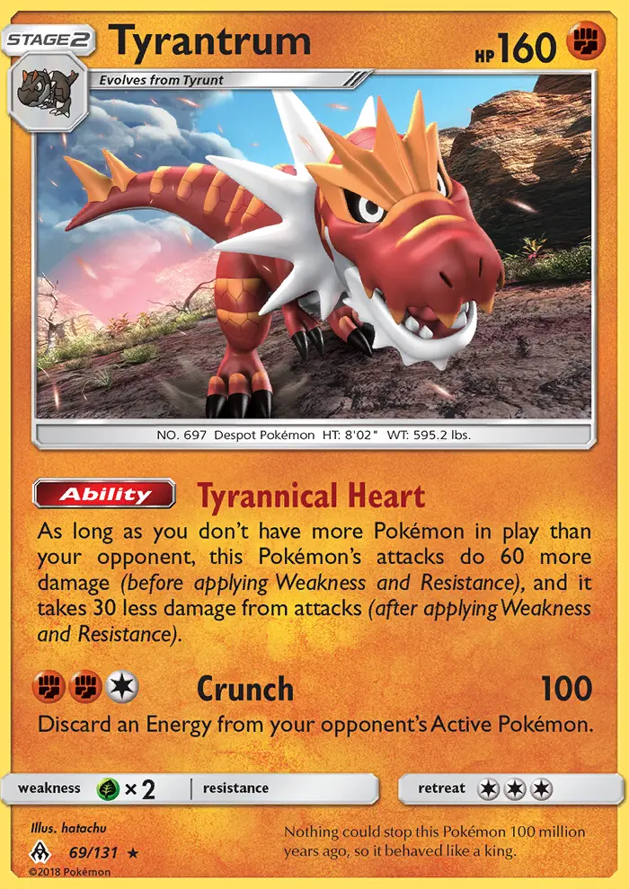 Tyrantrum, Forbidden Light 69