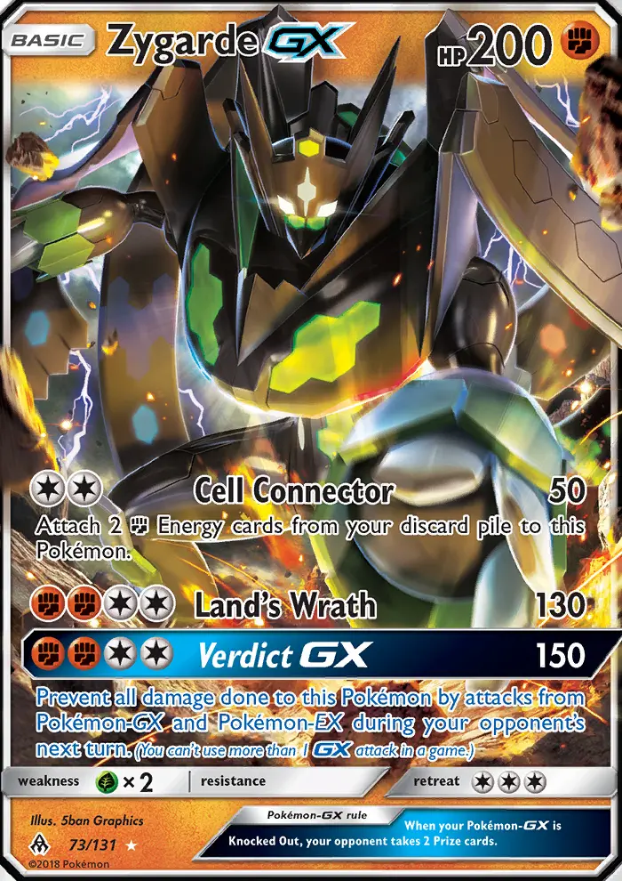 Zygarde GX, Forbidden Light 73