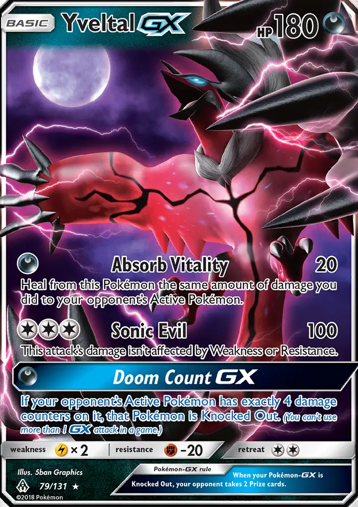 Yveltal GX, Forbidden Light 79