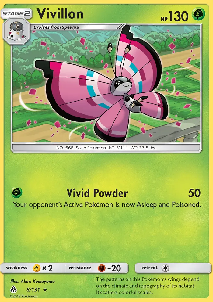 Vivillon, Forbidden Light 8