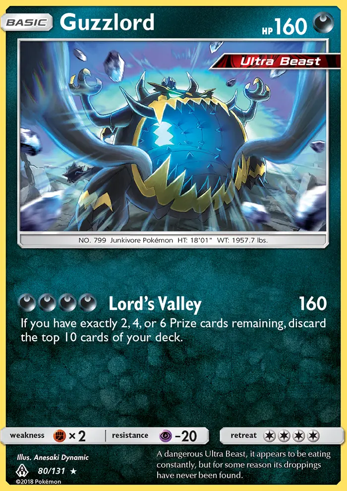 Guzzlord, Forbidden Light 80