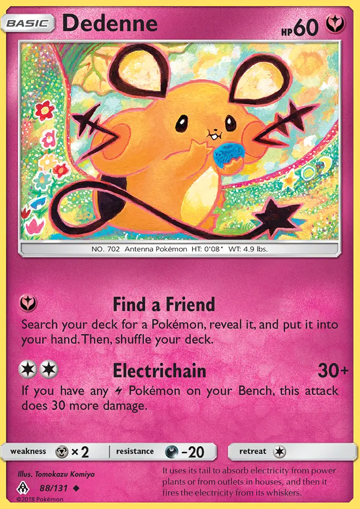 Dedenne, Forbidden Light 88