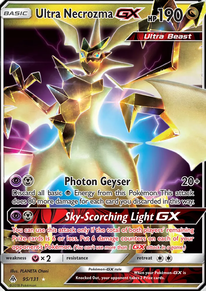 Ultra Necrozma GX, Forbidden Light 95