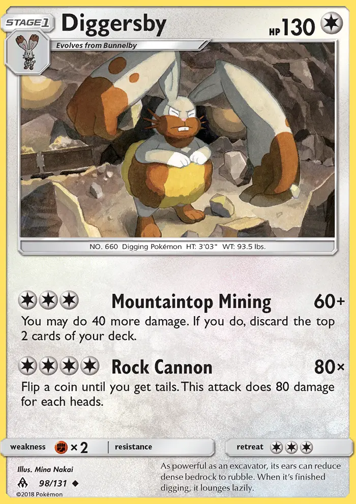 Diggersby, Forbidden Light 98