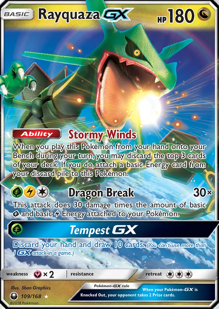 Rayquaza GX, Celestial Storm 109
