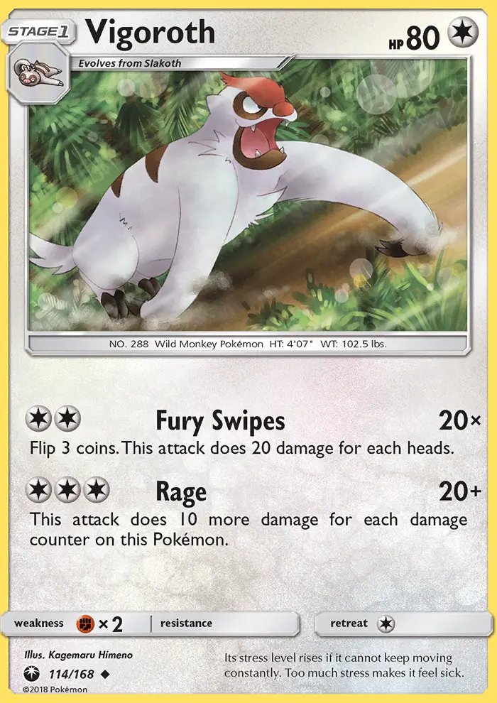 Vigoroth, Celestial Storm 114