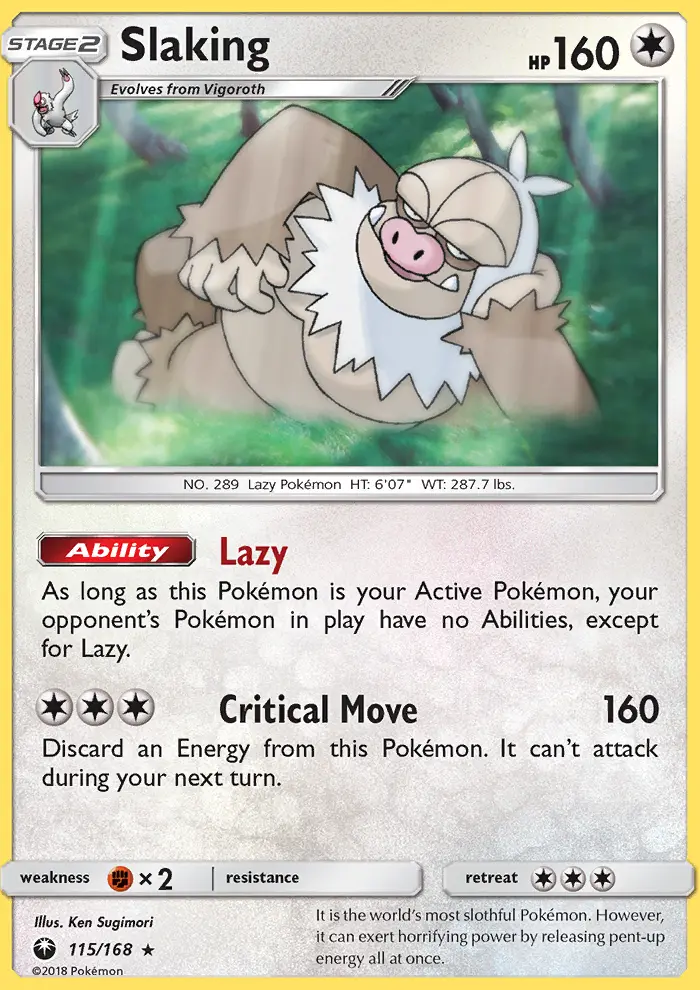Slaking, Celestial Storm 115
