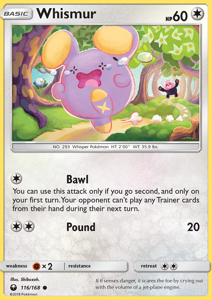 Whismur, Celestial Storm 116