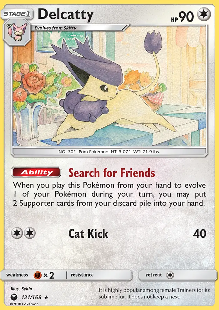 Delcatty, Celestial Storm 121