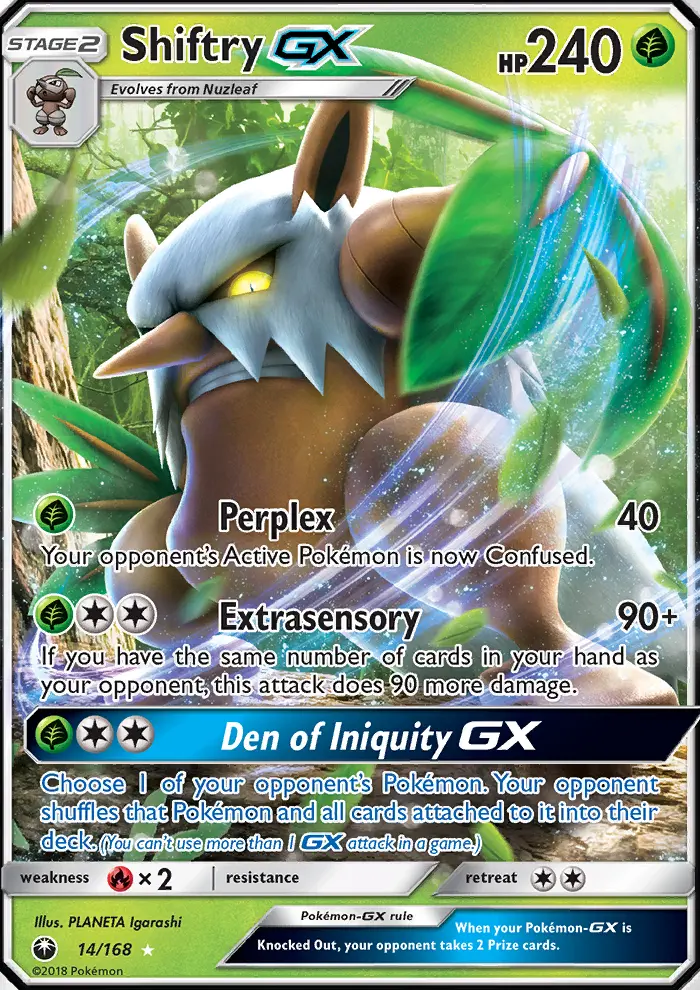 Shiftry GX, Celestial Storm 14
