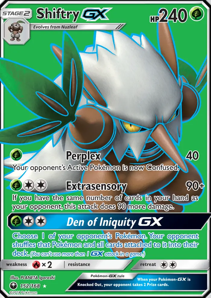 Shiftry GX, Celestial Storm 152