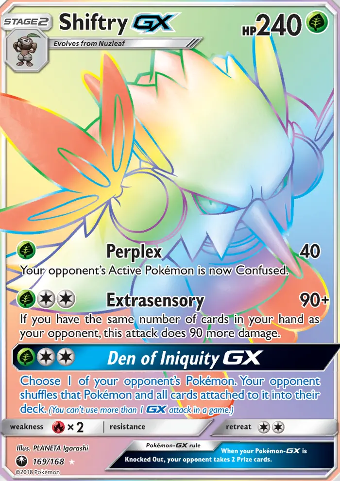 Shiftry GX, Celestial Storm 169
