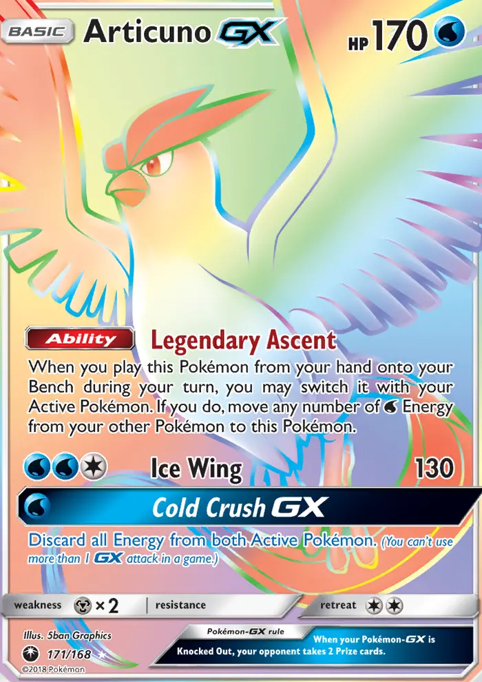 Articuno GX, Celestial Storm 171