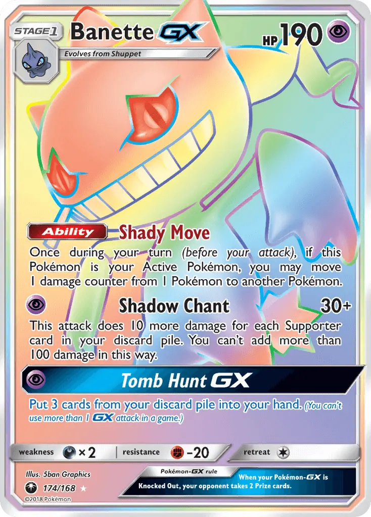 Banette GX, Celestial Storm 174