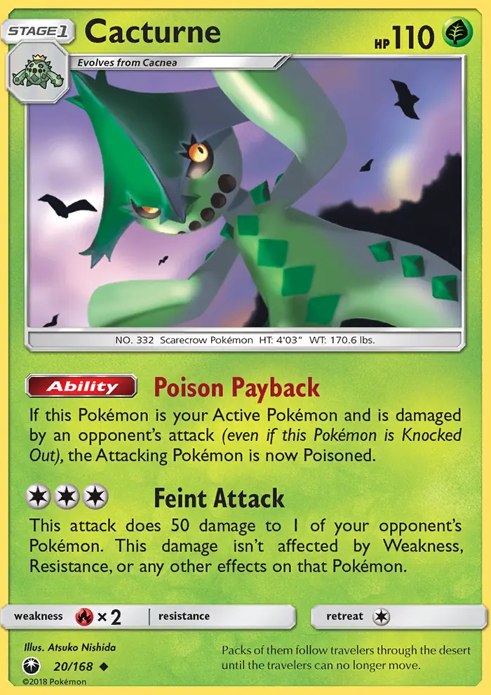 Cacturne, Celestial Storm 20