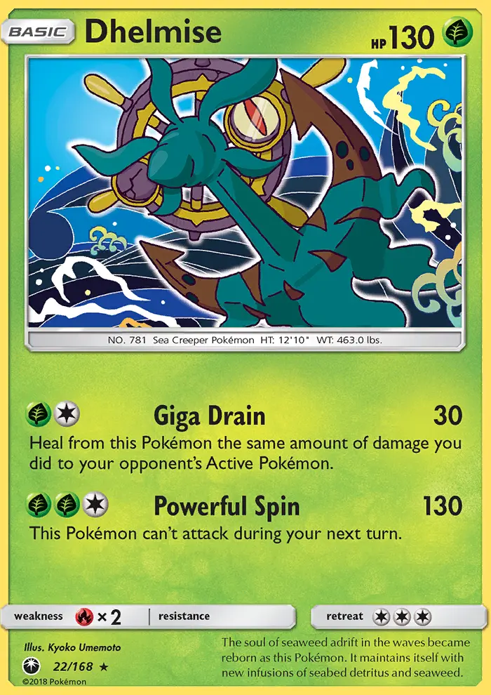 Dhelmise, Celestial Storm 22