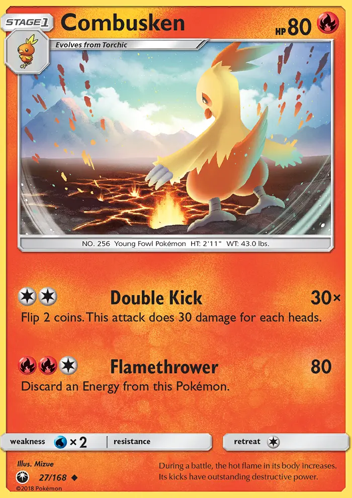 Combusken, Celestial Storm 27