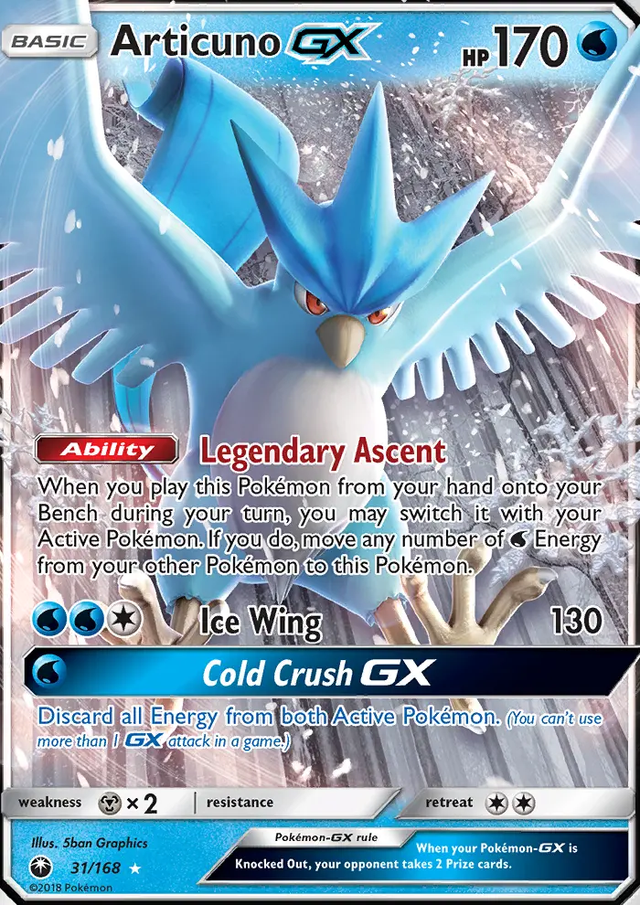 Articuno GX, Celestial Storm 31