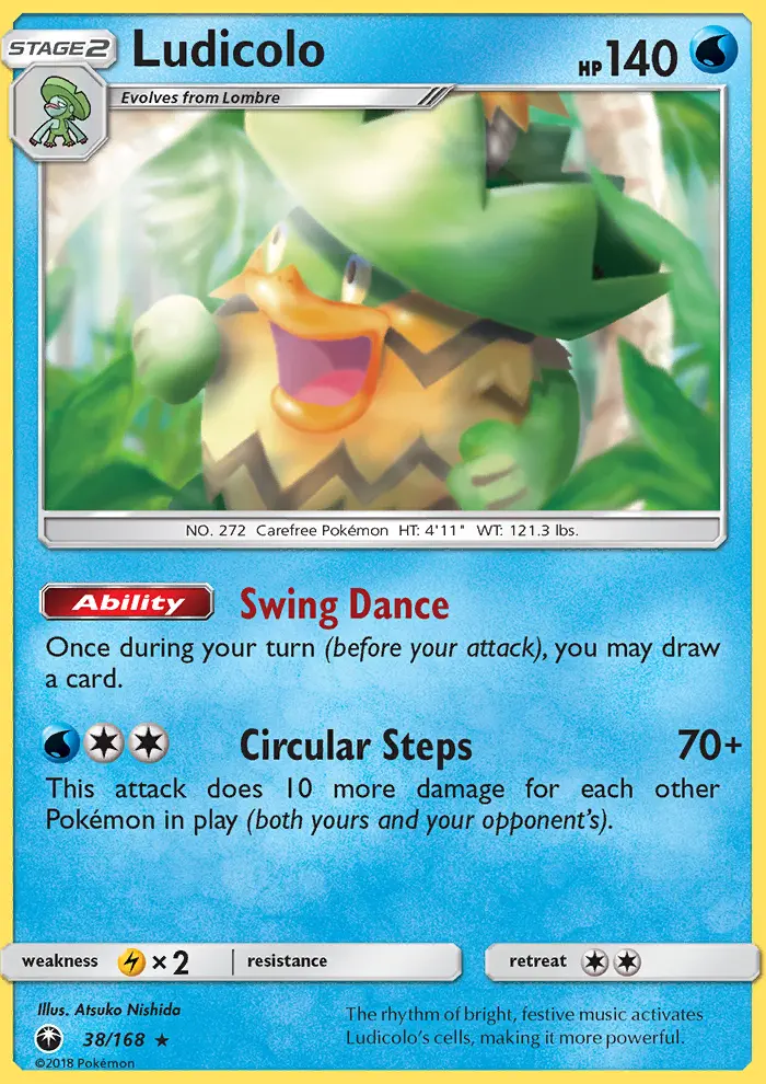 Ludicolo, Celestial Storm 38