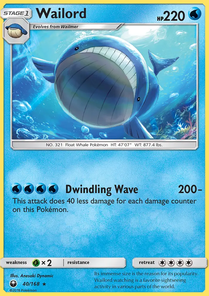 Wailord, Celestial Storm 40