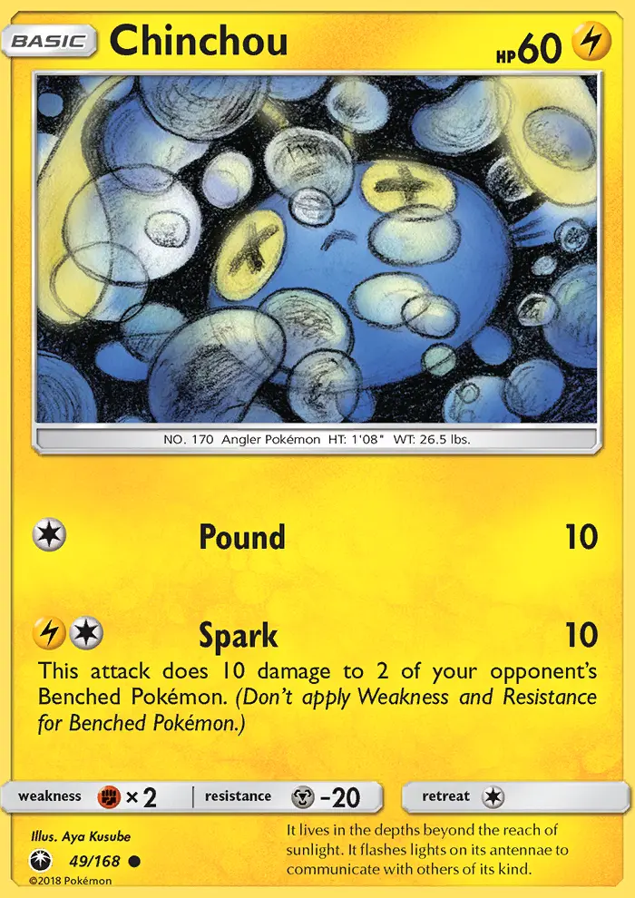 Chinchou, Celestial Storm 49