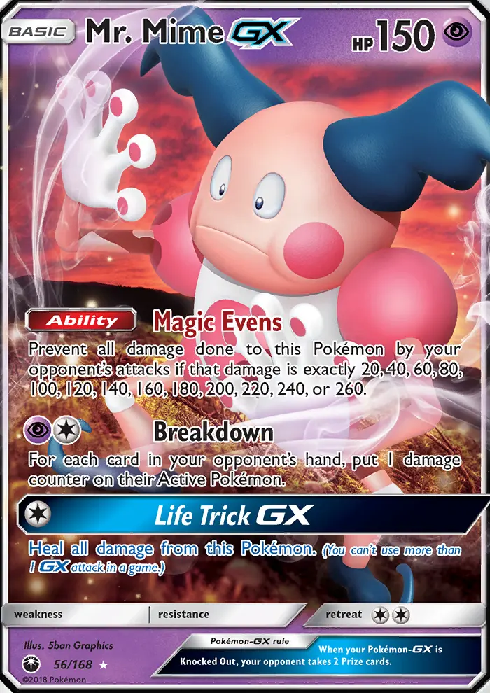 Mr. Mime GX, Celestial Storm 56