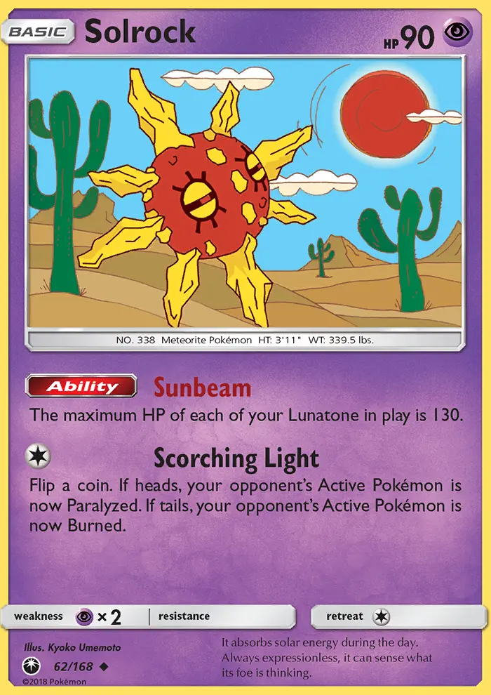 Solrock, Celestial Storm 62