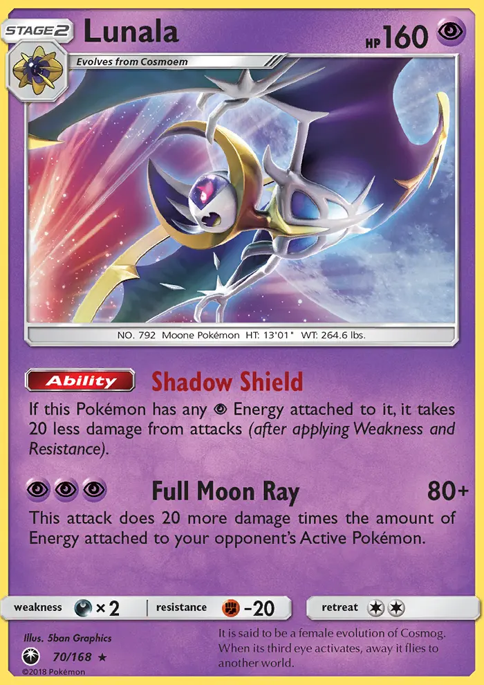 Lunala, Celestial Storm 70
