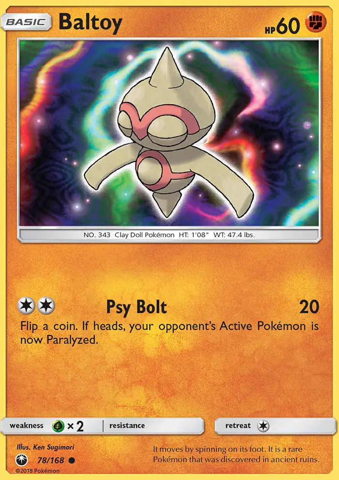 Baltoy, Celestial Storm 78