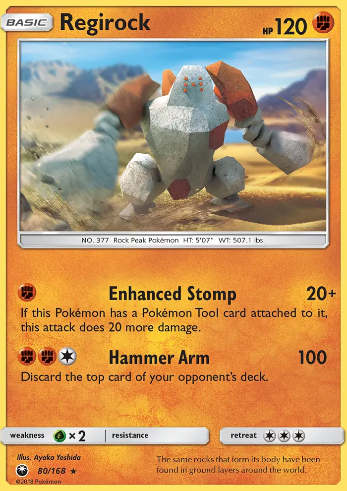 Regirock, Celestial Storm 80